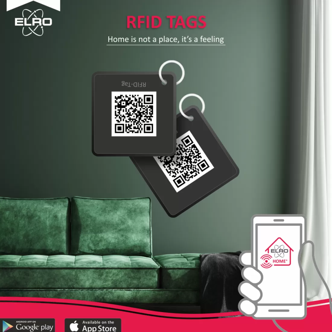 Accessoires alarmsystemen | Alarmsysteem Home+*ELRO Alarmtags Voor As90S Home+ Alarmsysteem (As90Ta2)
