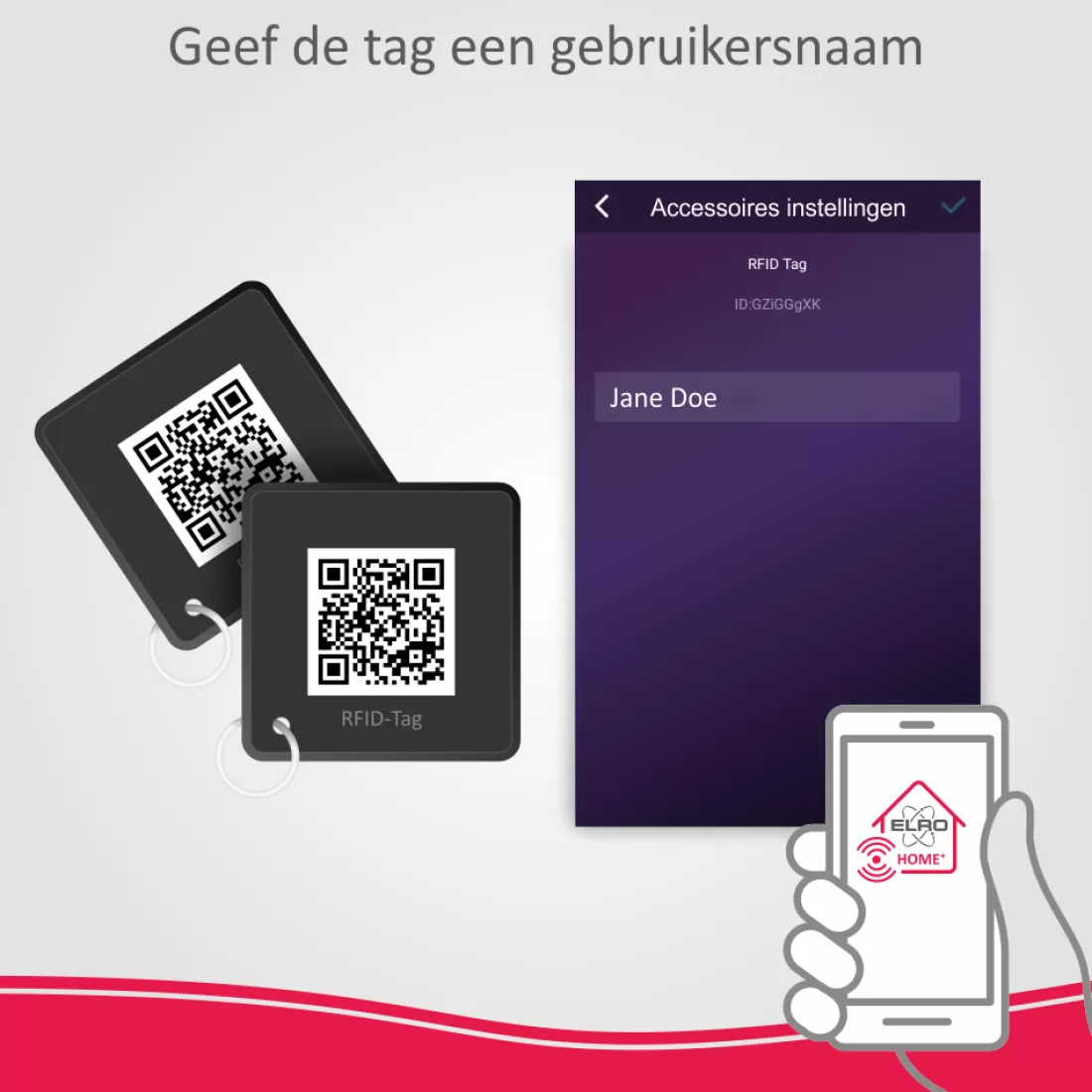 Accessoires alarmsystemen | Alarmsysteem Home+*ELRO Alarmtags Voor As90S Home+ Alarmsysteem (As90Ta2)