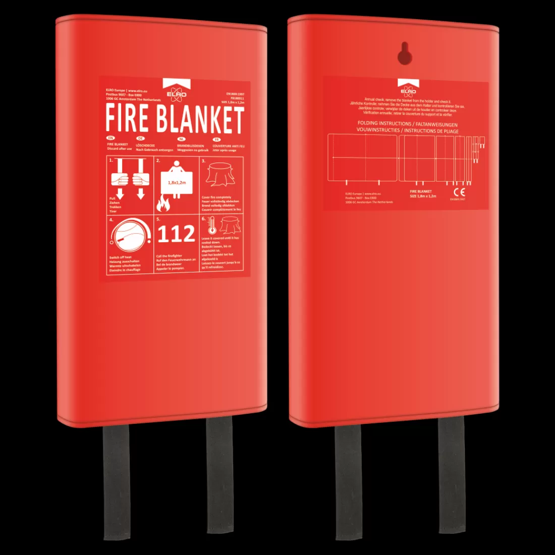 Blus-/branddekens*ELRO Blusdeken 1.80M X 1.20M – Ook Geschikt Voor Personen - Hardcover Hoes (Fb1800)