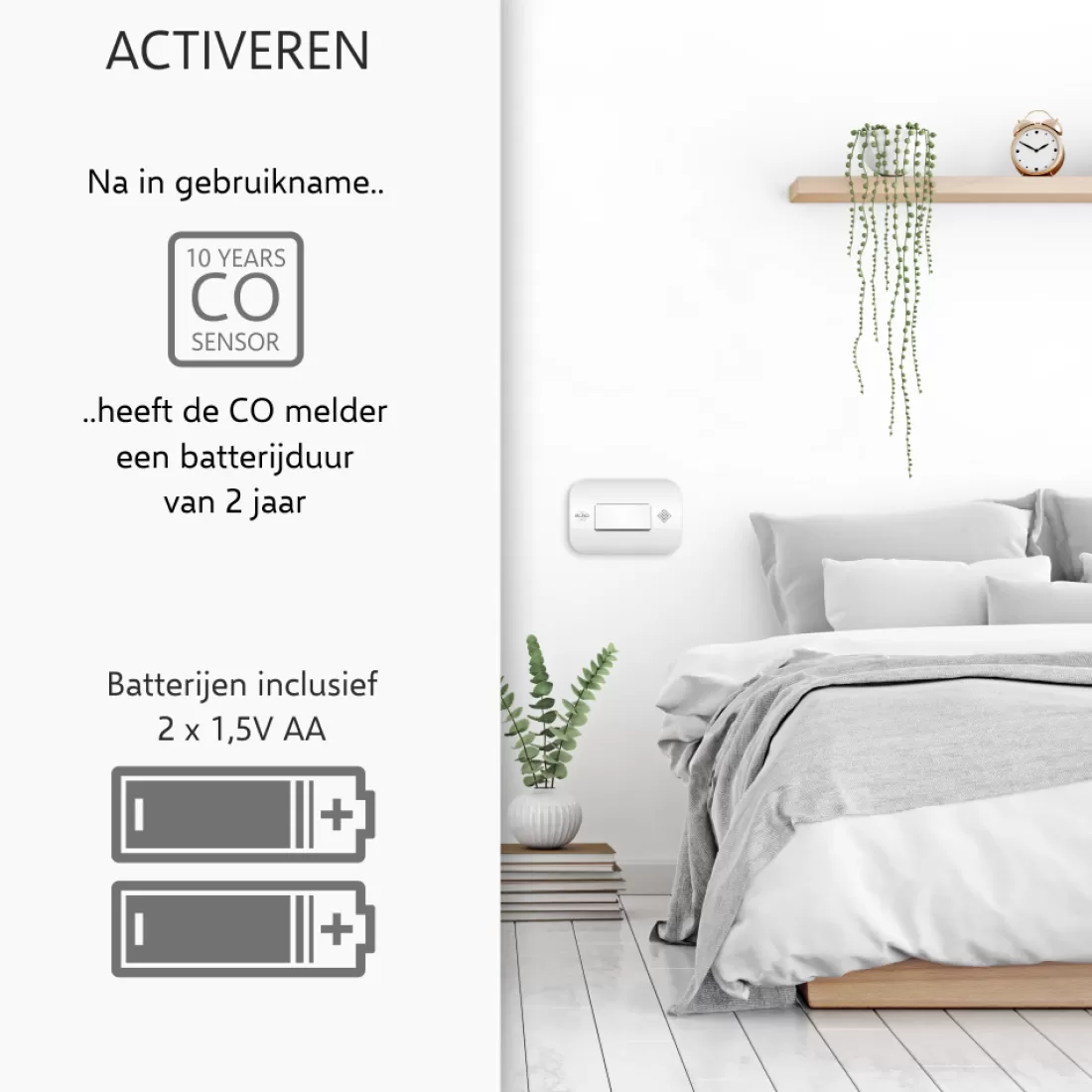 Koolmonoxidemelders | Rookmelders*ELRO Brandpreventieset – 2X Rookmelders Met 5 Jaar Batterij En Magneet Montage + Koolmonoxidemelder Met 10 Jaar Sensor (Ff1840)