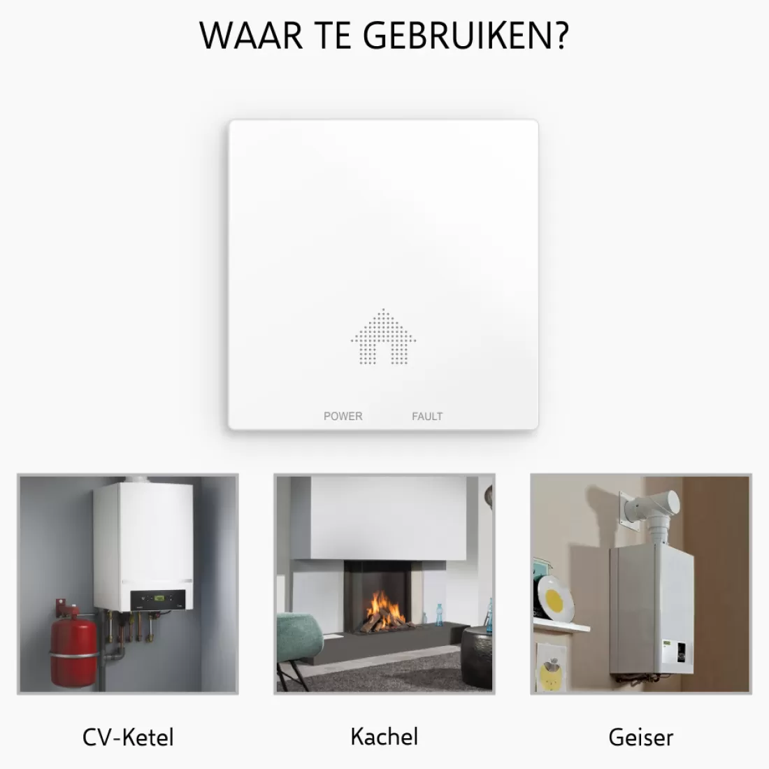 Koolmonoxidemelders | Rookmelders*ELRO Design Brandpreventieset - 2X Ultra Dunne Rookmelder & Ultra Dunne Koolmonoxidemelder Met 10 Jaar Batterij - Voldoet Aan Europese Norm En14604 En En50291 (Ff4610)