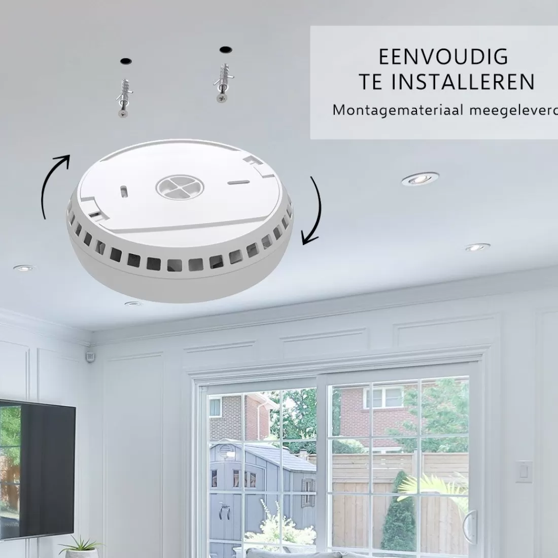 Slimme melders | Koppelbare rookmelders*ELRO Draadloos Koppelbare Rookmelders - Met Hittesensor - Voldoet Aan Europese Norm En14604 - 2 Pack (Fz5002R)