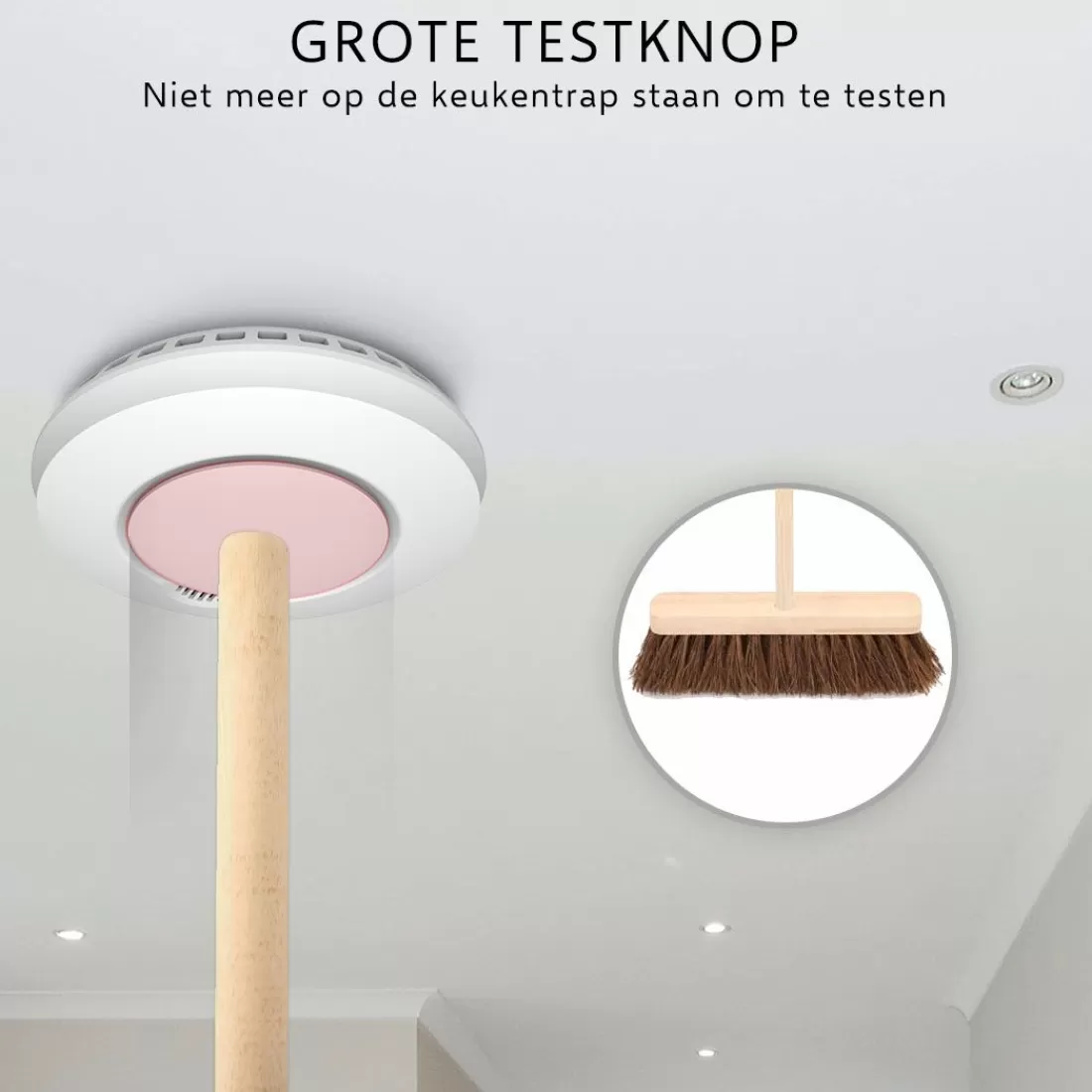 Slimme melders | Koppelbare rookmelders*ELRO Draadloos Koppelbare Rookmelders - Met Hittesensor - Voldoet Aan Europese Norm En14604 - 2 Pack (Fz5002R)