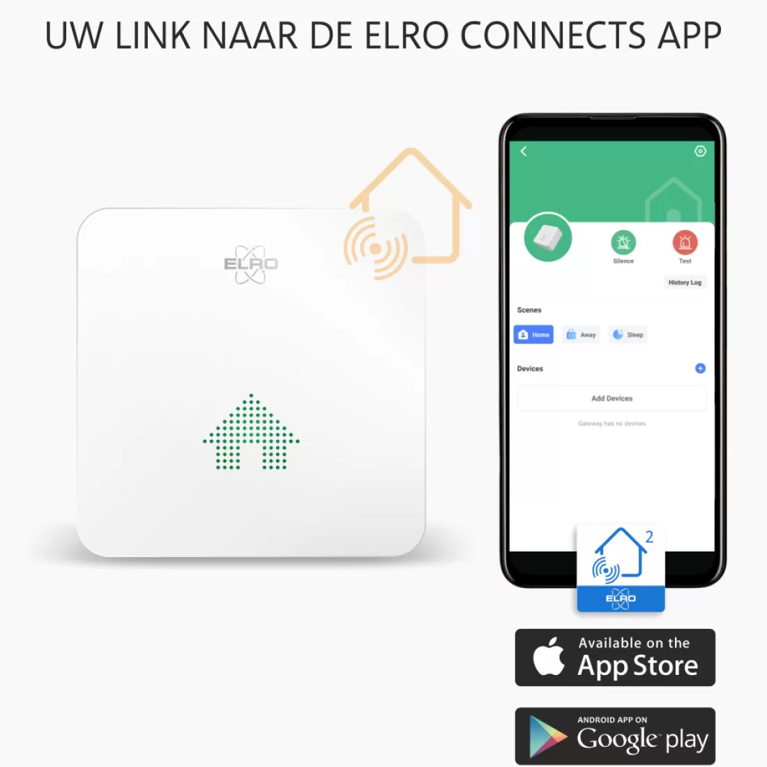 Smart alarm systems*ELRO Connects K2 Connector Sf50Ga – Verbindt Alle Connects Producten Met De Connects 2.0 App (Sf50Ga)