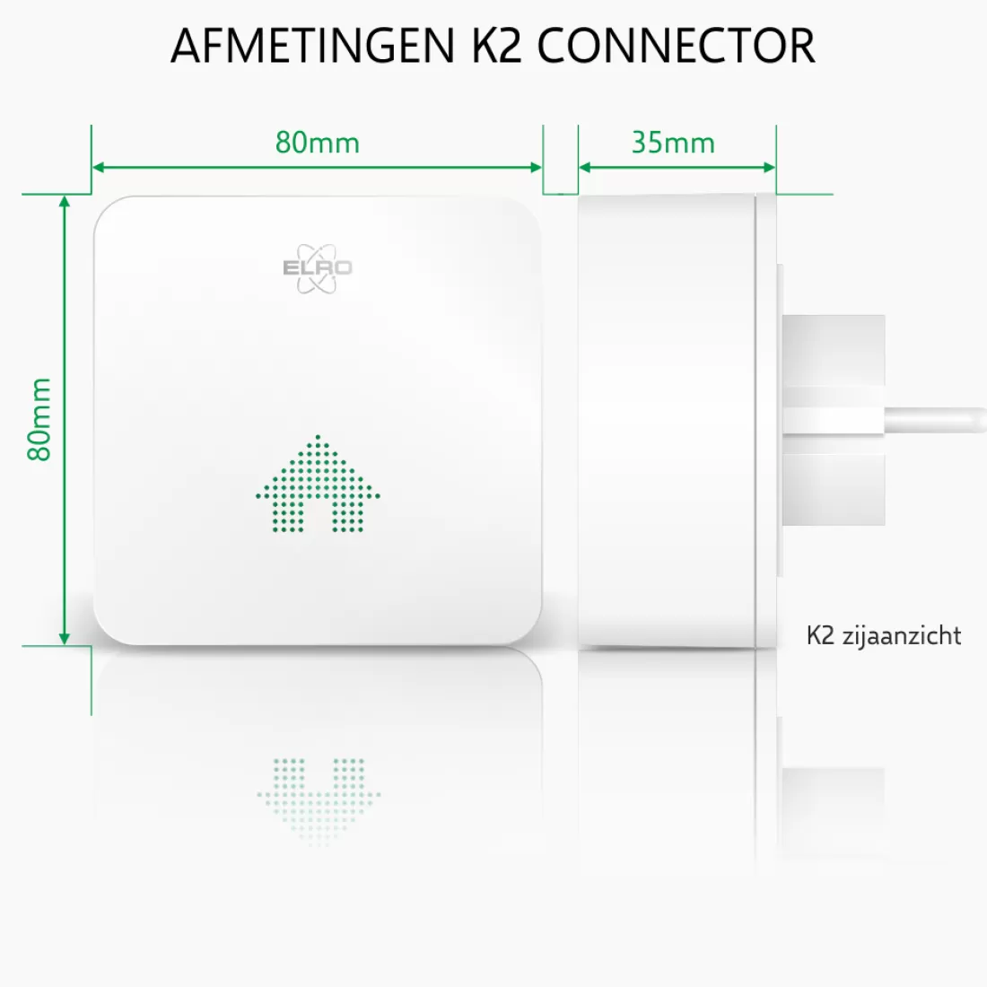 Koppelbare rookmelders | Rookmelders*ELRO Connects Rookmelder Kit - Complete Set Met K2 Connector En 3X Draadloos Koppelbare Rookmelder (Sf500S)