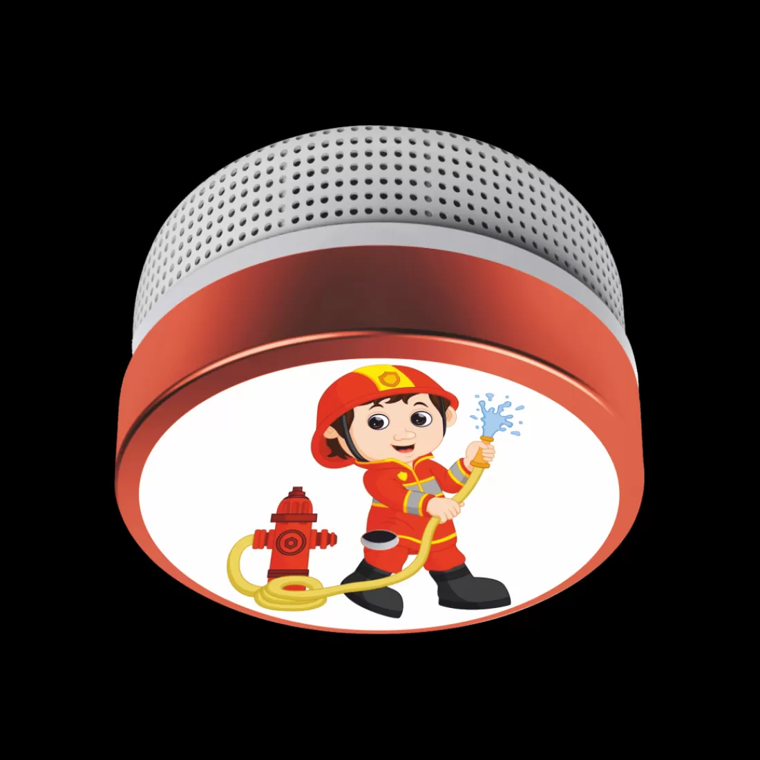 Rookmelders*ELRO Kids Rookmelder Brandweerman Met 10 Jaar Batterij (Fs8110)