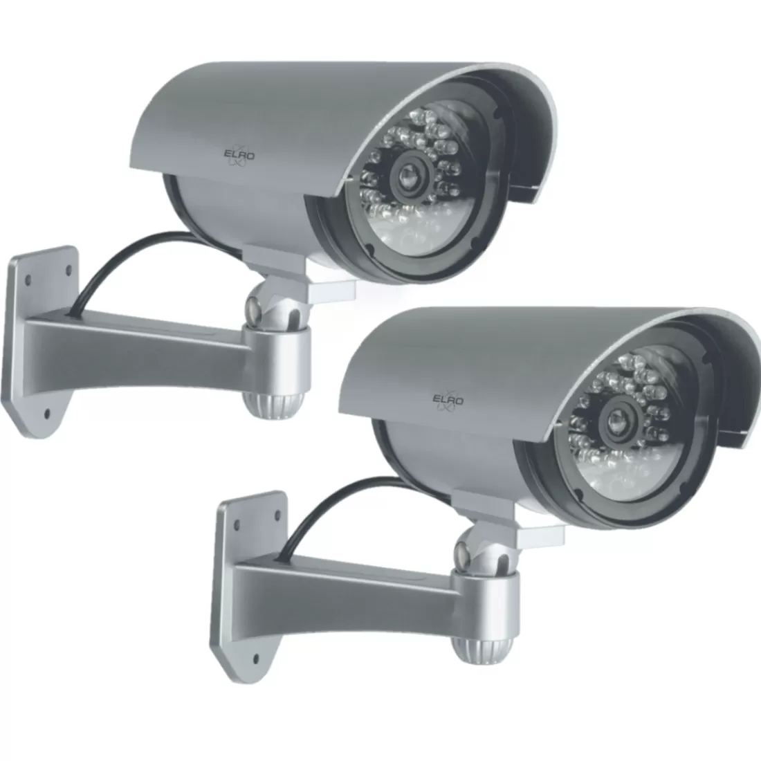 Dummy camera met led | Dummy camera's*ELRO Outdoor Dummy Camera Met Leds – 2 Pack (Cdb25S-2)