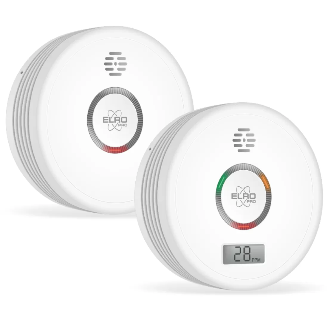 Koolmonoxidemelders | Rookmelders*ELRO Pro Brandpreventieset - Rookmelder & Koolmonoxidemelder Met 10 Jaar Batterij - Voldoet Aan Europese Norm En14604 En En50291 (Ff4910)
