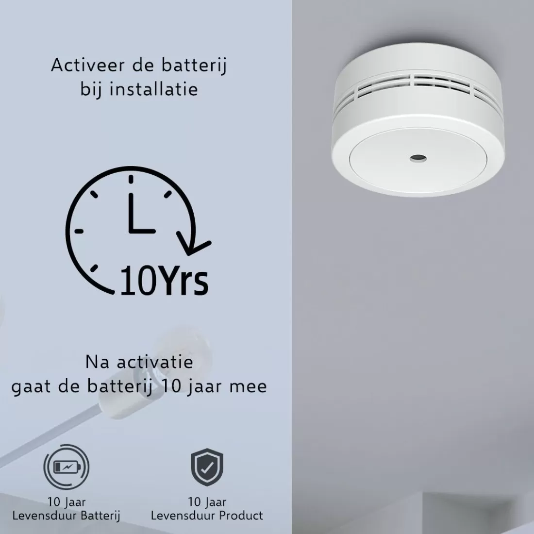 Rookmelders*ELRO Rookmelder - Compact Design Met 10 Jaar Batterij - Geschikt Voor In Caravan, Camper En Boot - 2 Pack (Fs7810)