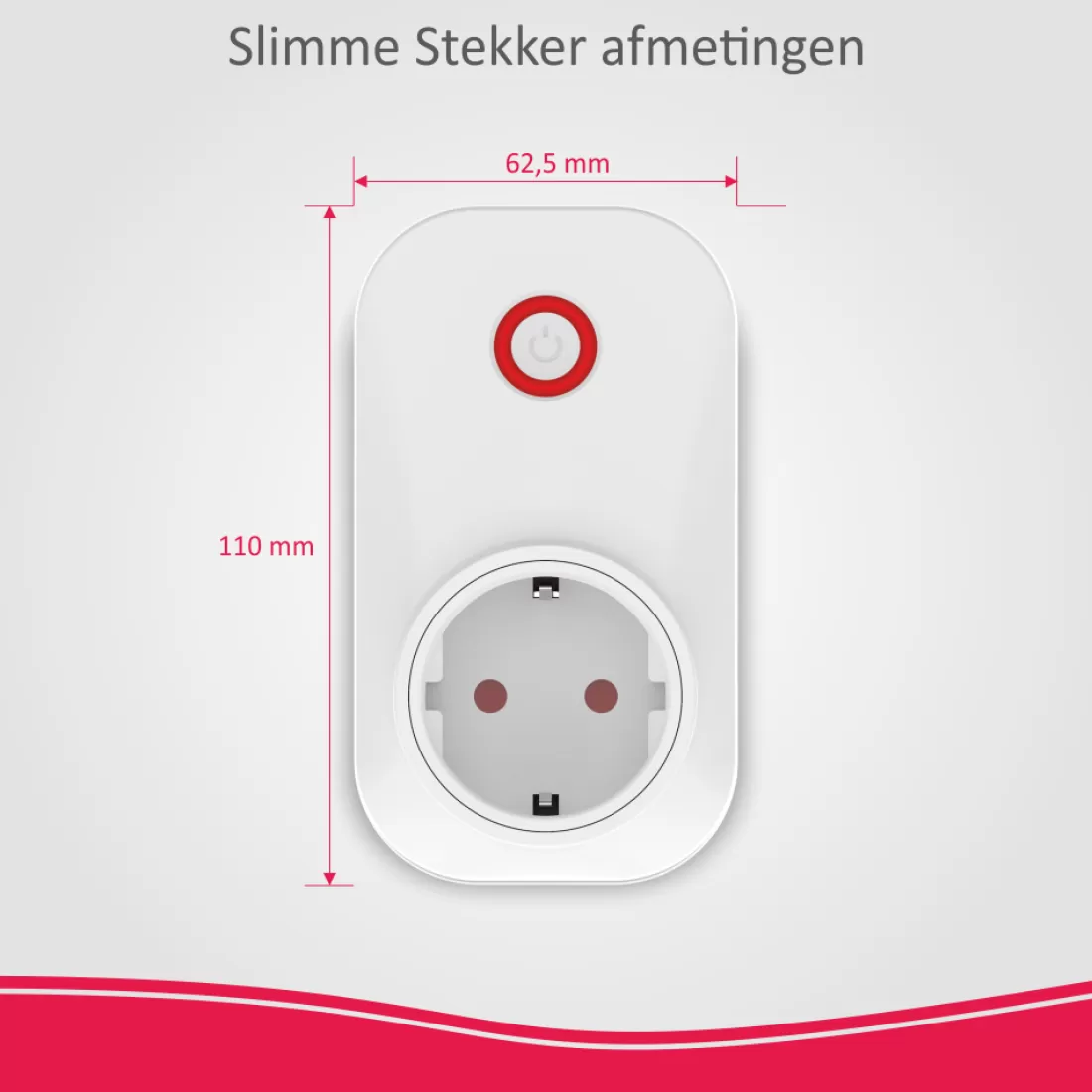 Accessoires alarmsystemen | Alarmsysteem Home+*ELRO Slimme Plug-In Schakelaar Voor As90S Home+ Alarmsysteem (As90Pl)